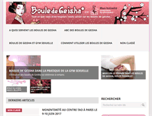 Tablet Screenshot of bouledegeisha.fr